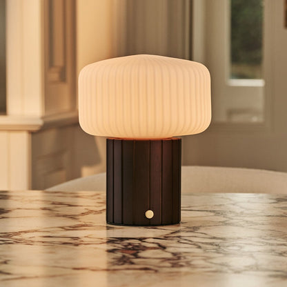 Margaux Dark Brown Rechargeable Table Lamp | Stylish, Cordless & 3 Light Modes
