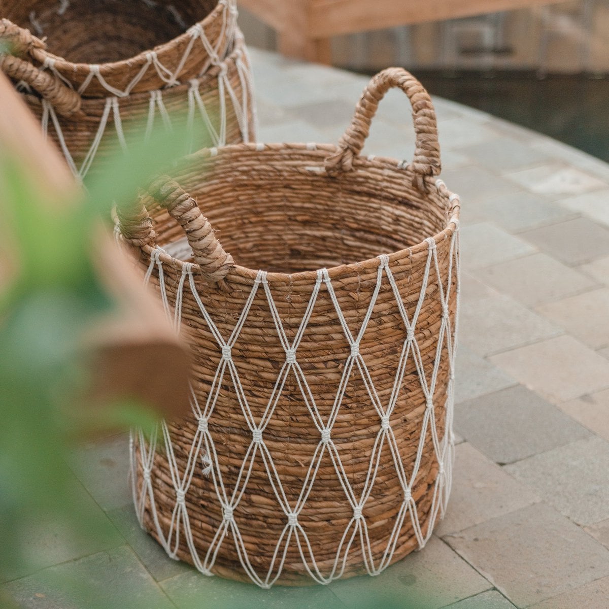 Panier de linge | Panier de fleurs GARIAU en fibre de banane (3 tailles)