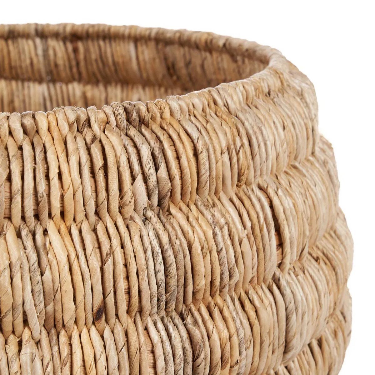 Banana Leaf Storage Basket - Natural Woven Basket for Home