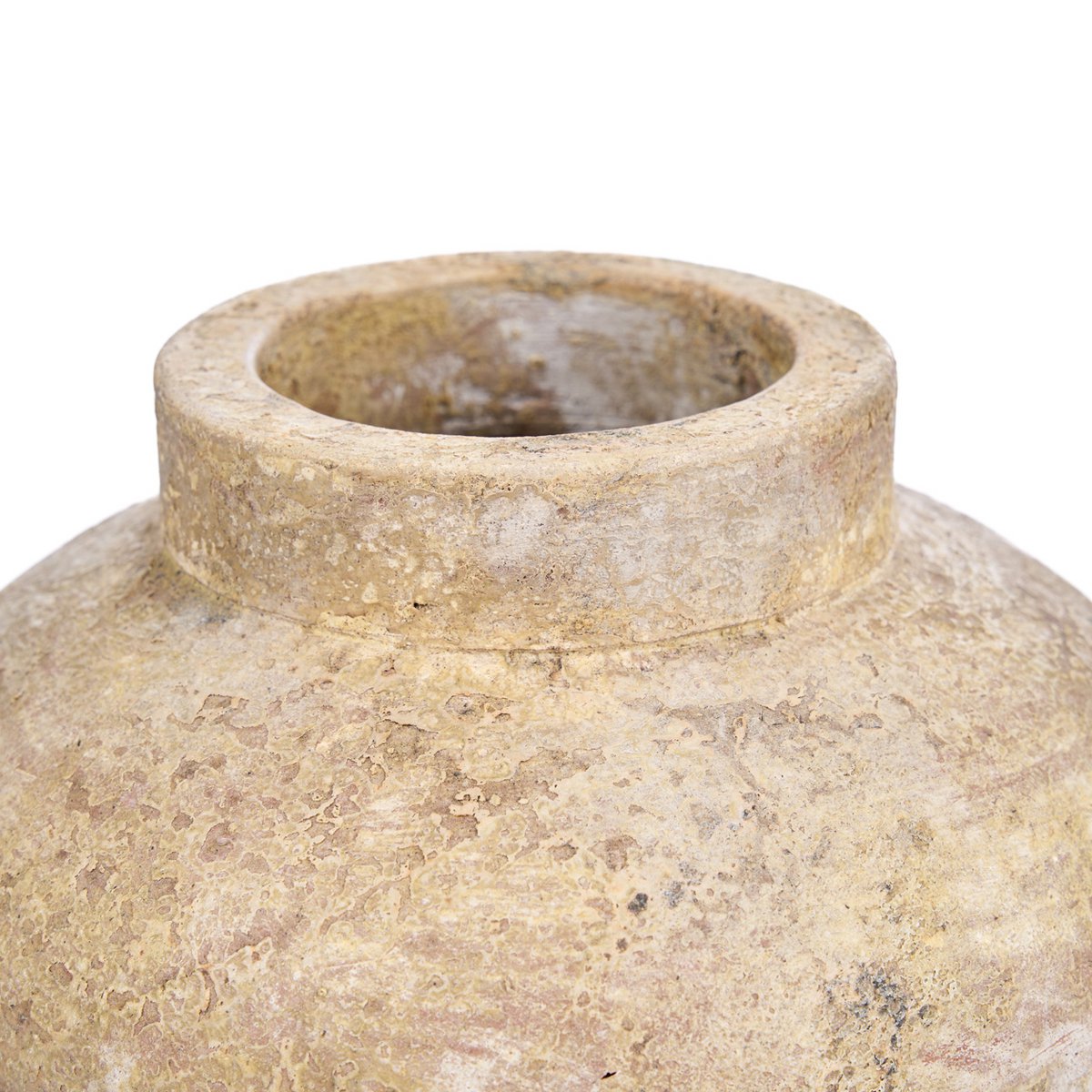 Ceramic Vase - Cream Terracotta Echo Vase - Medium