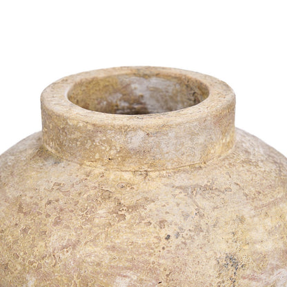 Ceramic Vase - Cream Terracotta Echo Vase - Medium