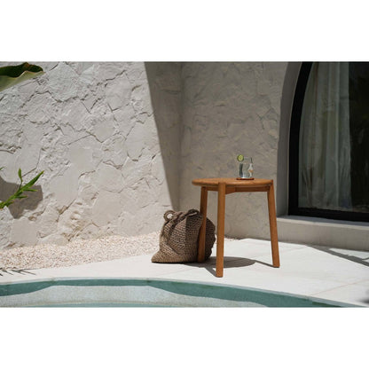 Teak Side Table Outdoor - Gilimanuk Modern Accent Table