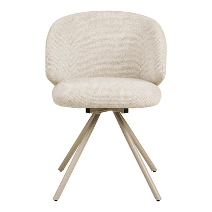 Fulham Dining chair with swivel, sand, sand legs, HN1320 - Set of 2