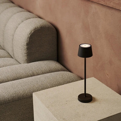 Vondel Mini Mocha Brown Cordless Lamp | Dimmable & Perfect for Hospitality Industry