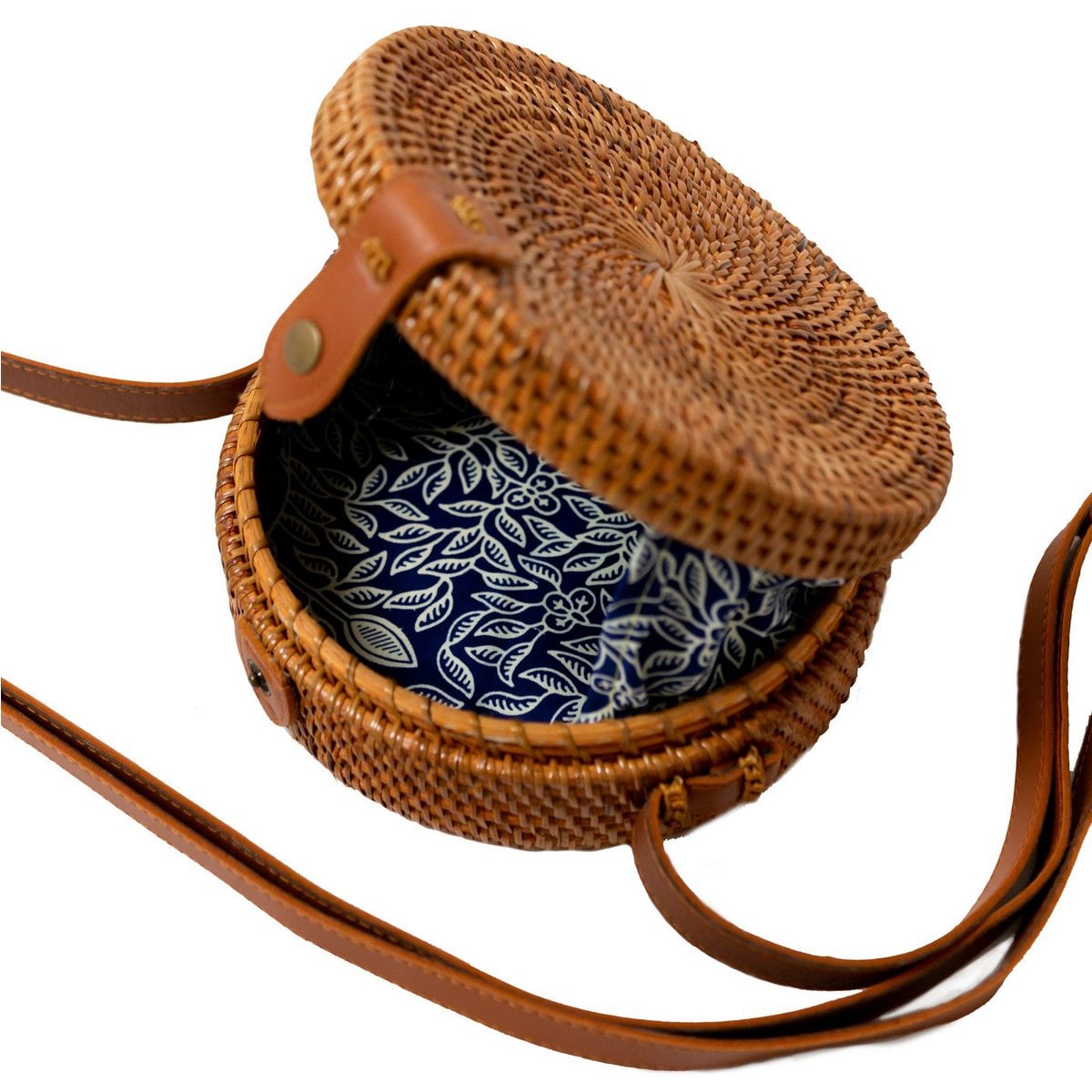 Bolso Bandolera | Bali Bag SENJA (marrón) Hecho de Ratán