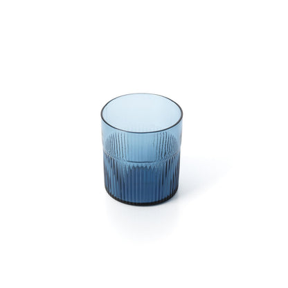 The Azure Rippled Low Tumbler - Blue