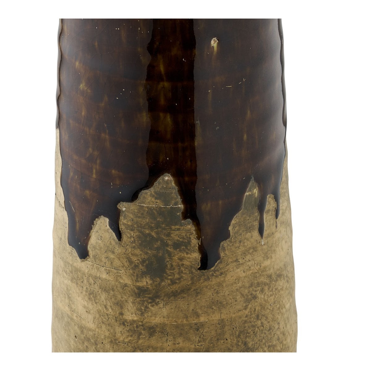 Ceramic Vase Brown | Elegant Home Accent