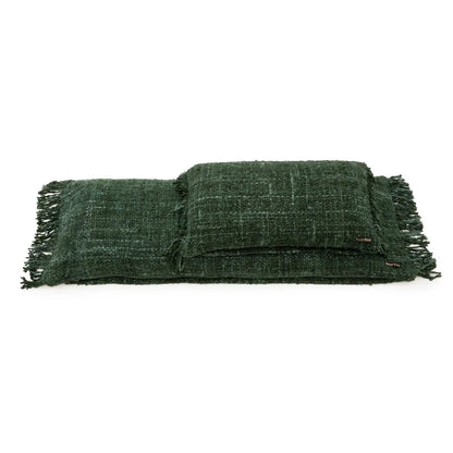 La Funda De Cojín Oh My Gee - Verde Oscuro - 35x100