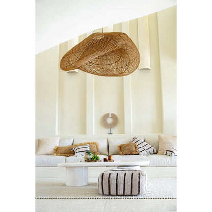 Shell Disc on Stand - White - M