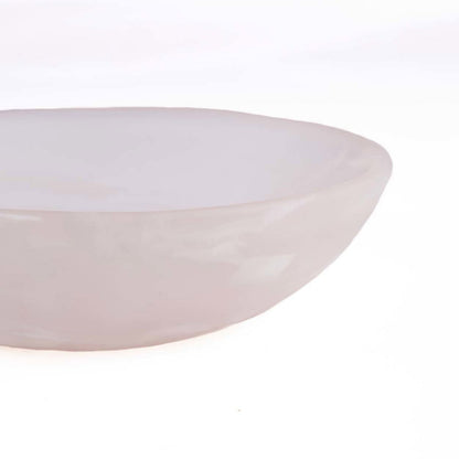 Resin Organic Bowl - Pink White - M