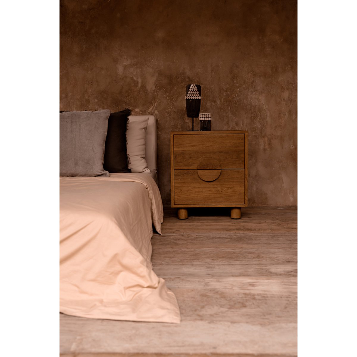 The Velvet Crush Cushion Cover - Grey - 50x50