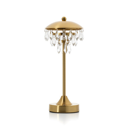 LED Table Lamp - Dimmable Chandelette - Elegant Bedside Lighting