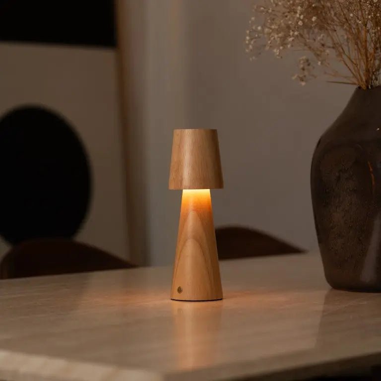 Lucas Rechargeable Table Lamp | Dimmable, Cordless & Up to 100 Hours of Battery Life