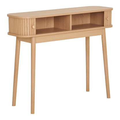 Nikko Console Table - Natural, MDF/Pine, 100x30x80.5 cm