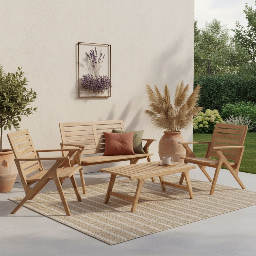 Odin Teak Garden Bank