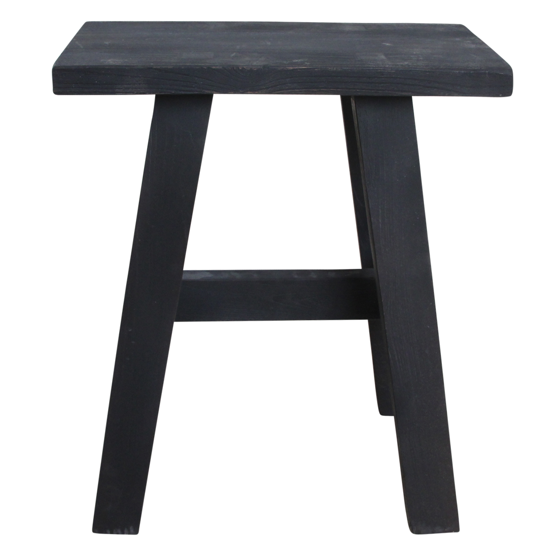 Black 'bus stop' bench medium