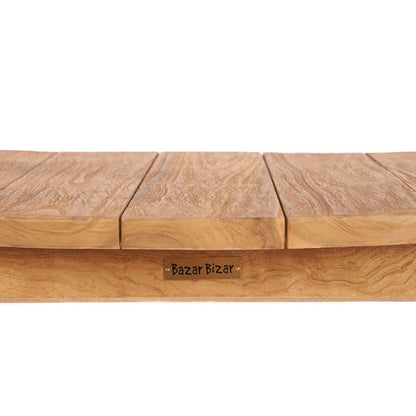 Teak Outdoor Dining Chair - Nihi Sumba Elegant Design