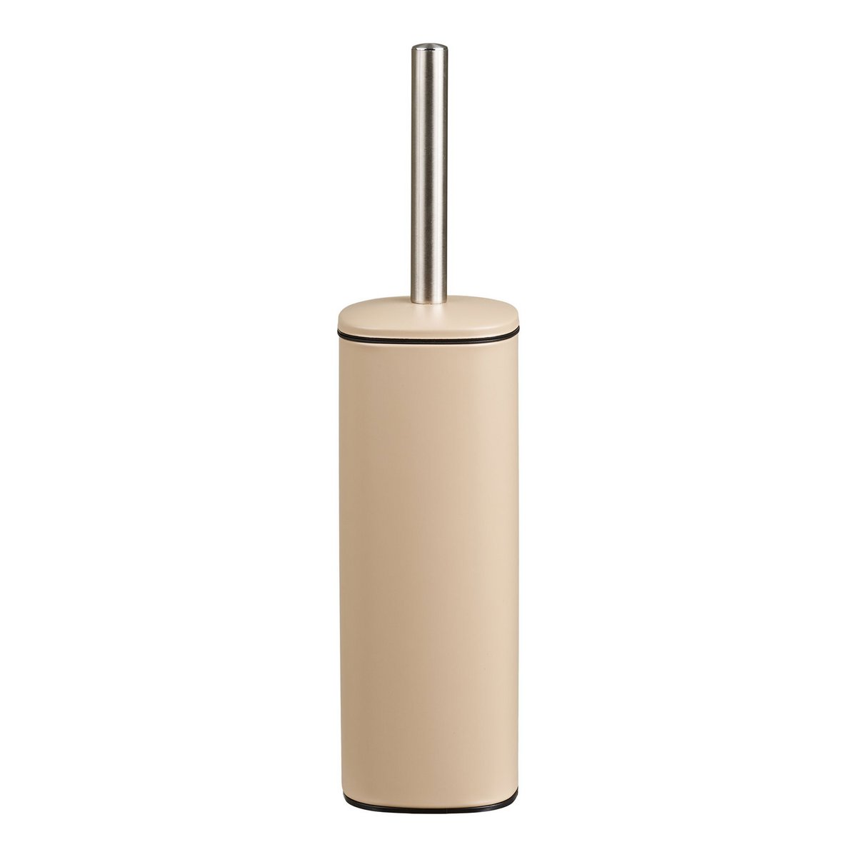 Beige Toilet Brush - Discreet, Durable Bathroom Cleaning