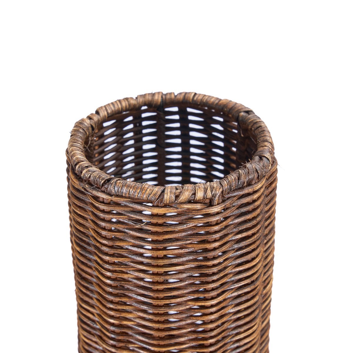Rattan Pendant Light - Dark Walnut XXL Woven Hanging Lamp