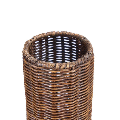 Rattan Pendant Light - Dark Walnut XXL Woven Hanging Lamp