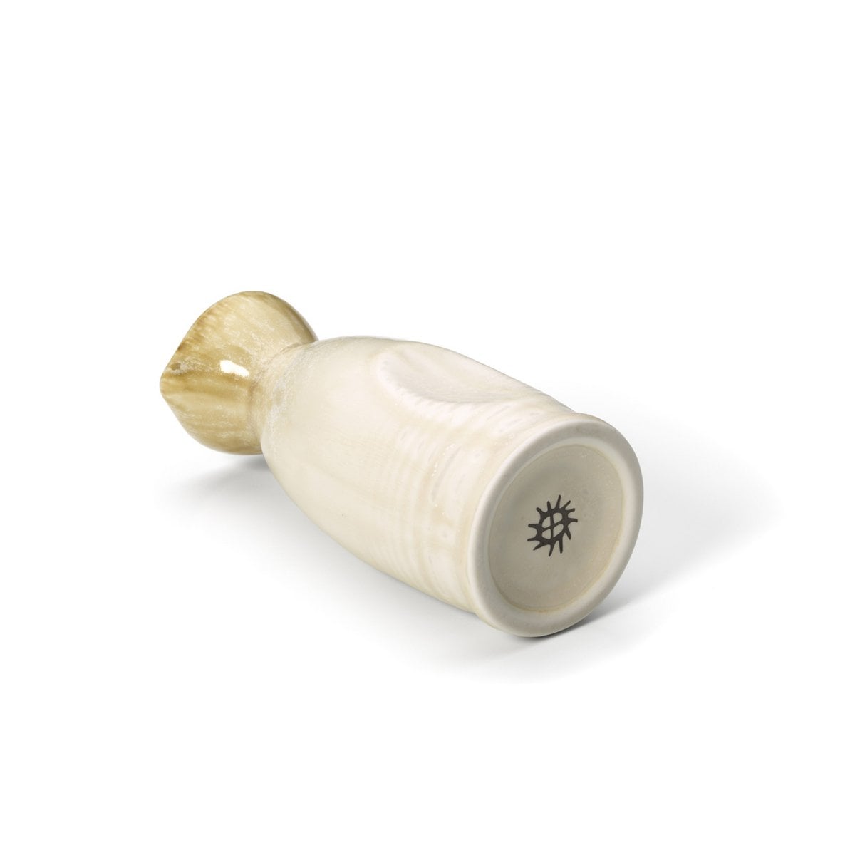 Ceramic Saké Pourer - White Honey Glaze - Elegant Japanese Carafe