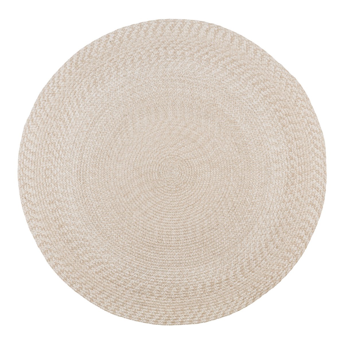 Recycled PET Area Rug – Sand Round Rug, Eco-Friendly, Ø180 cm