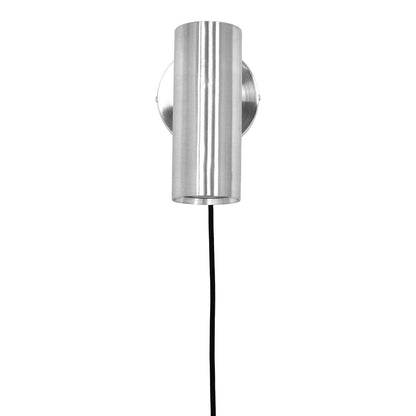 Metal Wall Lamp - Silver Paris Light, Modern Bedside Fixture