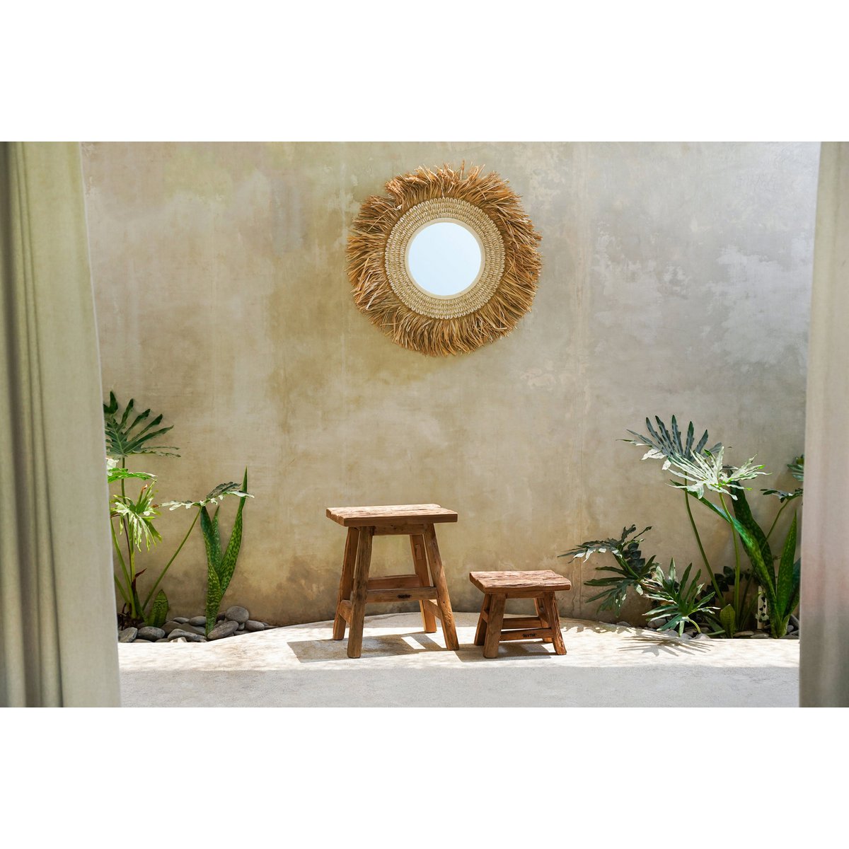 The Yoke Stool - Natural - L
