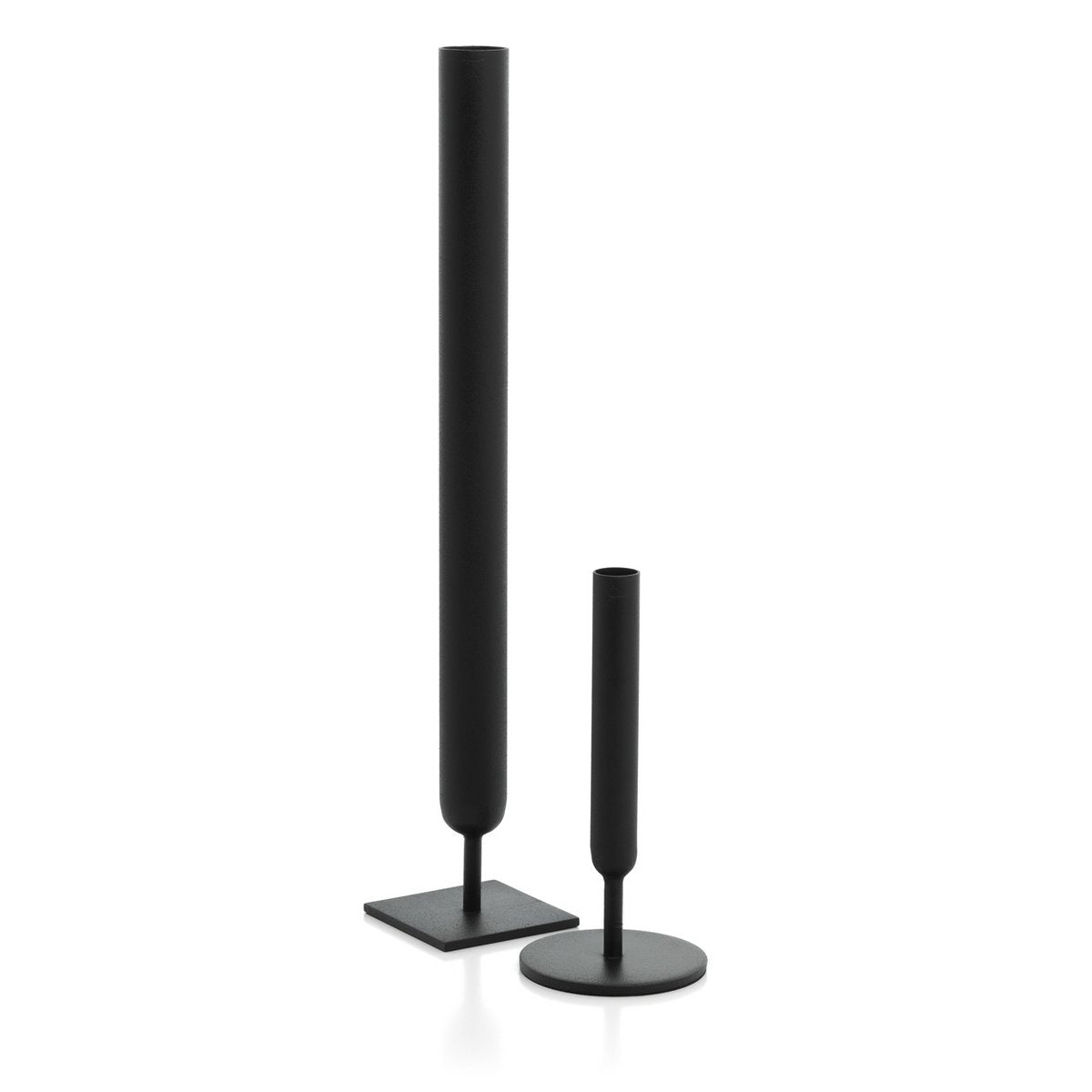 Black Decorative Vase - Tall Modern XL Vase for Home Decor