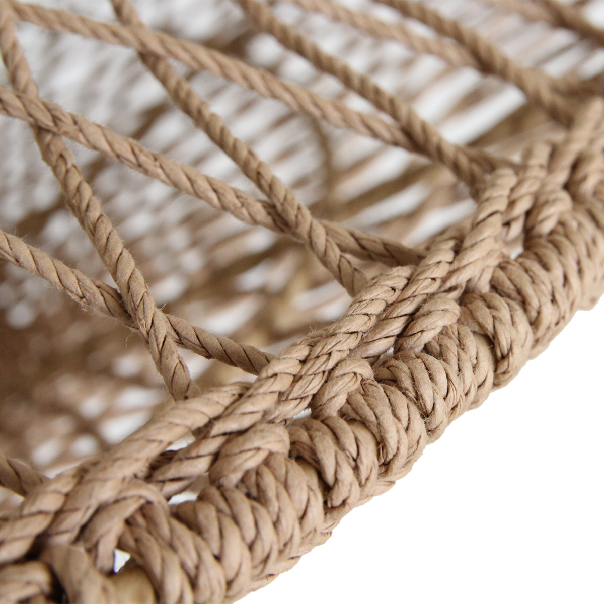 Rope Pendant Light - Natural Corda Hanging Lamp, Medium