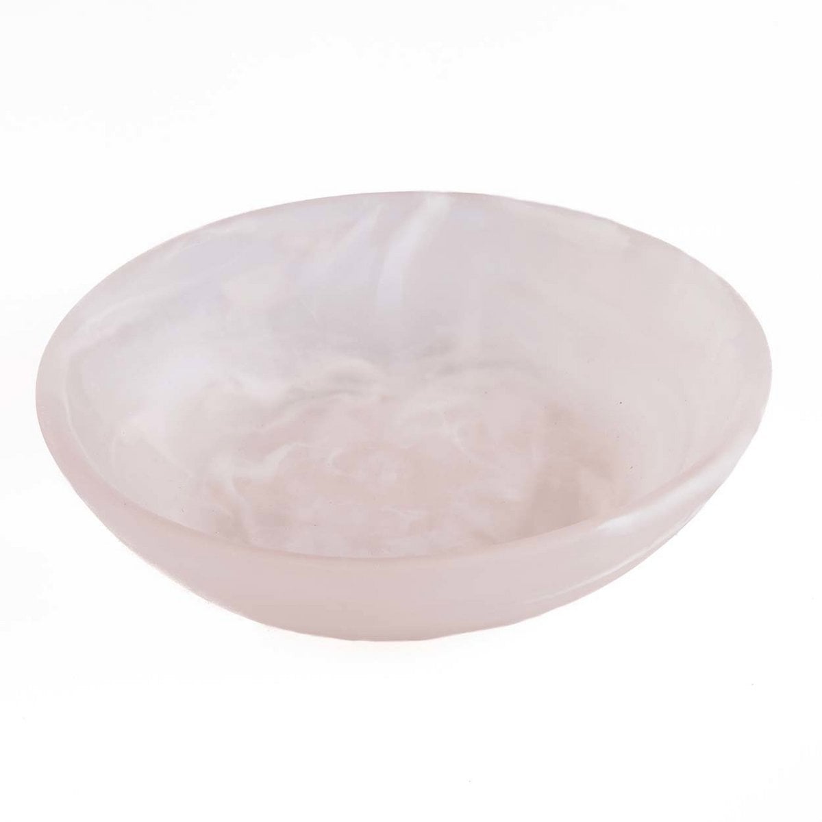 Resin Organic Bowl - Pink White - M