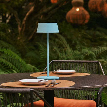 Hugo Amsterdams Blue Rechargeable Table Lamp | Dimmable, Stylish & Cordless
