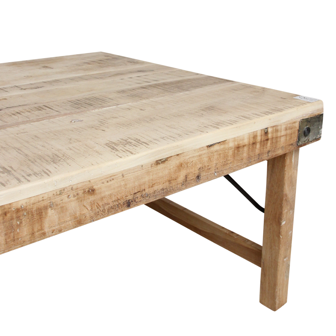 Limewash coffee table foldable
