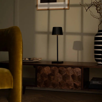 William Black Rechargeable Table Lamp | 120-Hour Battery & Dimmable