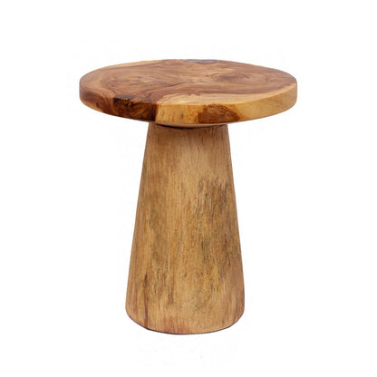 La Mesa Auxiliar Cónica De Madera - Natural - 50
