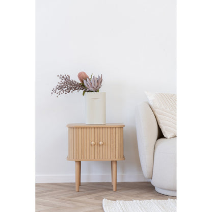 Nikko Side Table - Natural, MDF/Pine, 45x40x50.5 cm
