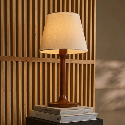 Wooden Table Lamp Chestnut Brown - Nova Stylish Lighting