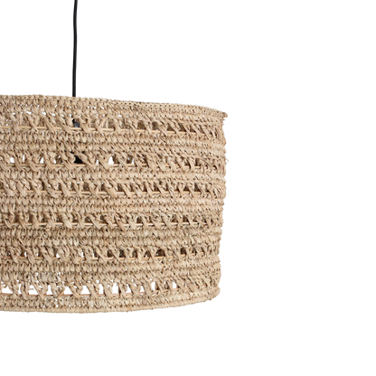 Seagrass Hanging Lamp - Natural Woven Pendant Light, Large