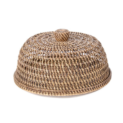 Rattan Food Cover - Natural Brown - M