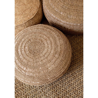 The Seagrass Pouffe - Natural - M