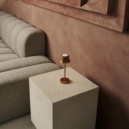 Copper Table Lamp Rechargeable Dimmable - De Pijp Mini