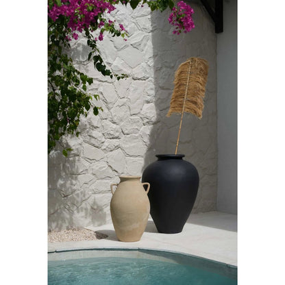 Raffia Palm Leaf Decoration - Natural Handmade Boho Decor