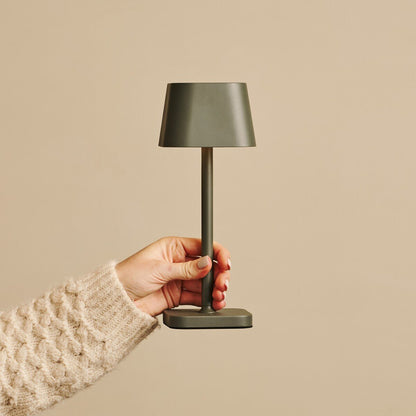 Ava Olive Green Rechargeable Table Lamp | Stylish, Cordless & Dimmable