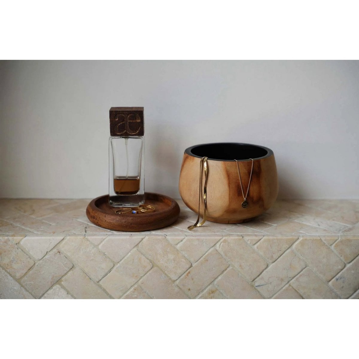 Teak Wood Bowl - Small Decorative Bowl for Home Decor