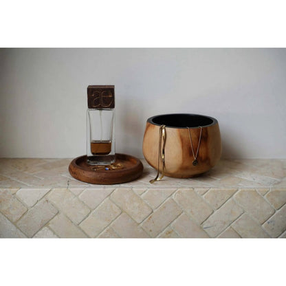 Teak Wood Bowl - Small Decorative Bowl for Home Decor