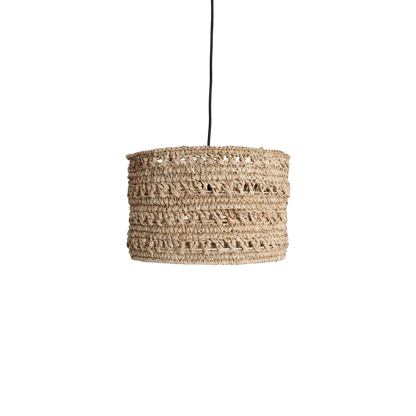 Seagrass Pendant Light - Natural Fiber Hanging Lamp, Small