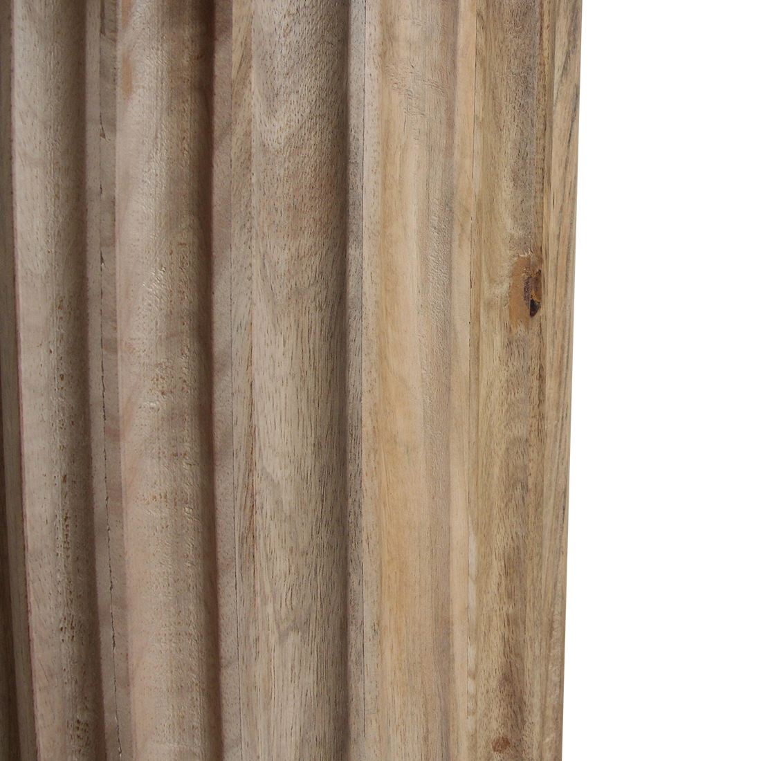 Bullnose side table natural 50 cm