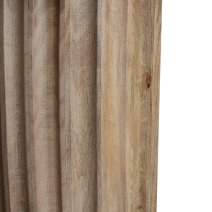 Bullnose side table natural 50 cm