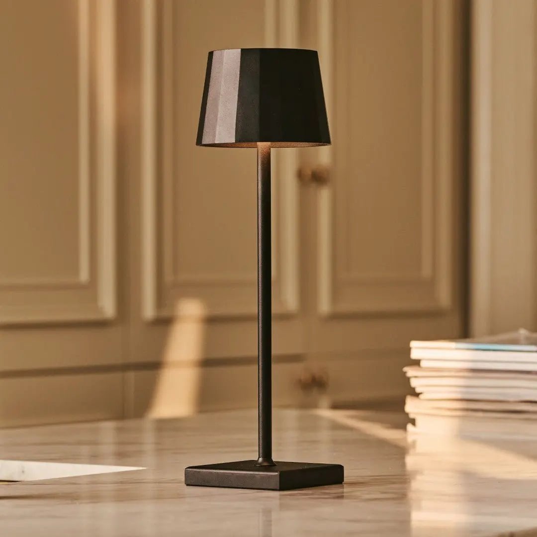 William Black Rechargeable Table Lamp | 120-Hour Battery & Dimmable