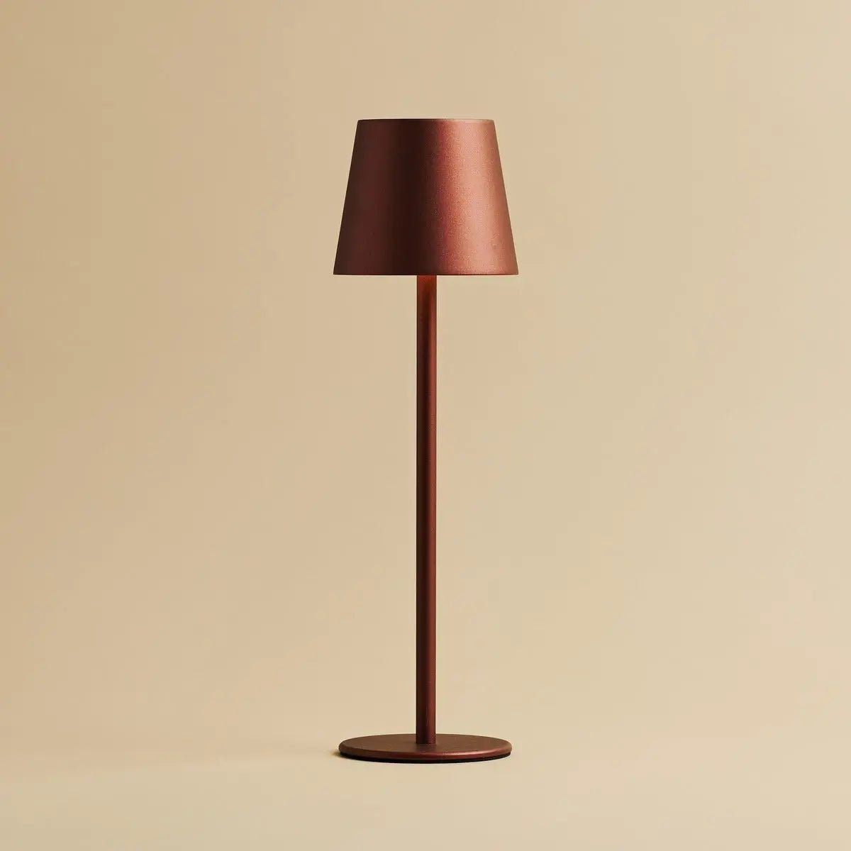 Lampe sans fil Jaspe bronze avec batterie | 3 niveaux d'éclairage et graduable